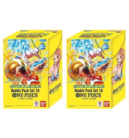 2026 Bandai One Piece Card Game Double Pack Set Vol.10 DP-10 Double Pack 2x Lot - authentic Bandai product