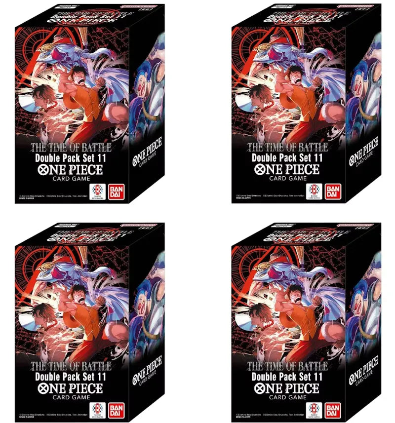 2026 Bandai One Piece Card Game The Time of Battle Double Pack Set 1 (4x Lot) - vue 360