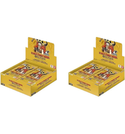2026 Bandai One Piece Card Game The Worlds Strongest Warriors (OP-17) Booster Box 2x Lot - authentic Bandai product