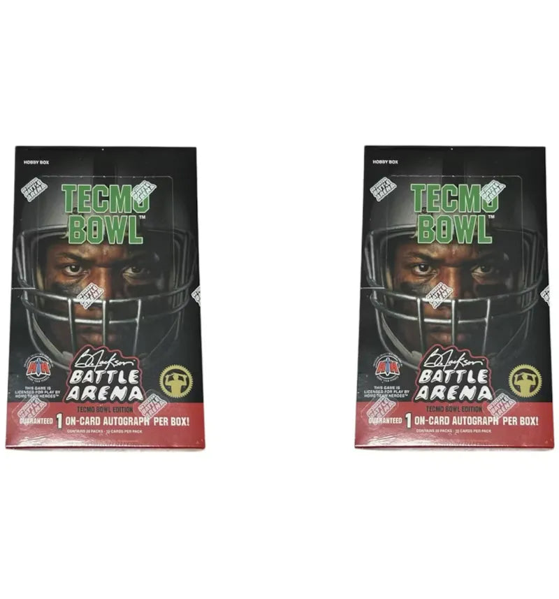 2026 Bo Jackson Battle Arena Tecmo Bowl Hobby-Box 2x Lot - vue 360