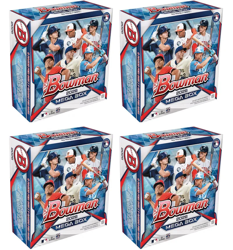 2026 Bowman Baseball Mega Box 4x Lot - vue 360