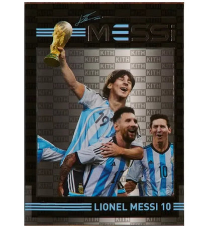 2026 Lionel Messi Trophy Kith x Adidas WC Ungraded - authentic Lionel Messi product