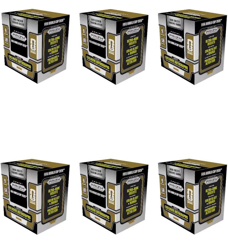 2026 Panini Prizm Fifa World Cup Hobby Preffered Box 6x Lot - vue 360