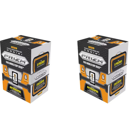 2026 Panini Prizm World Cup Soccer Blaster Box (Orange Parallels) 2x Lot - authentic Panini product