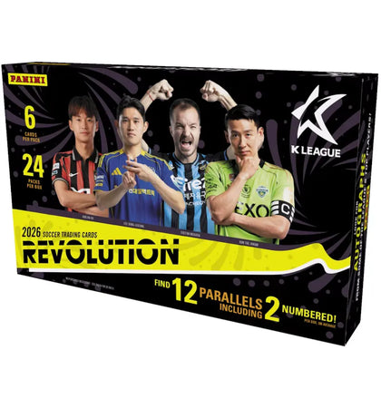 2026 Panini Revolution K League Hobby Box - authentic Panini product