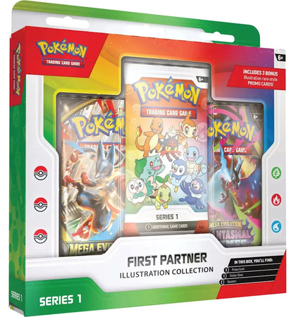 2026 Pokémon First Partner Illustration Collection Series 1 Box - authentic Pokemon product