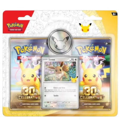 2026 Pokémon Mega Evolution 30th Celebration 2 Pack Blister 6x Lot