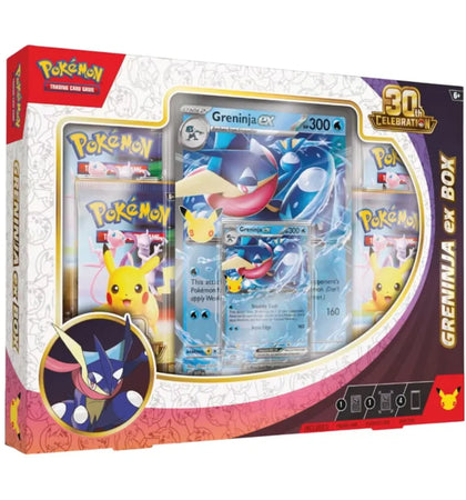 2026 Pokémon Mega Evolution 30th Celebration Greninja ex Box 2x Lot - authentic Pokemon product
