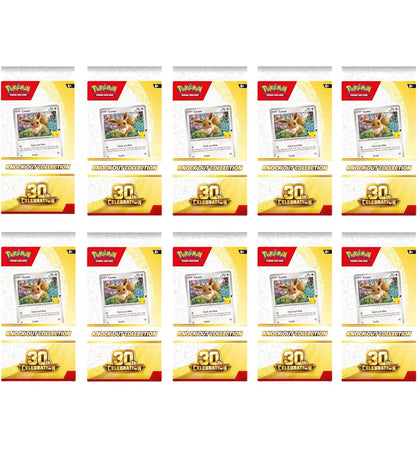 2026 Pokémon Mega Evolution 30th Celebration Knock Out Collection 10x Lot - authentic Pokemon product