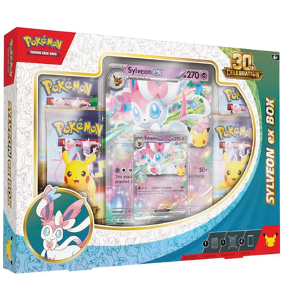 2026 Pokémon Mega Evolution 30th Celebration Sylveon ex Box