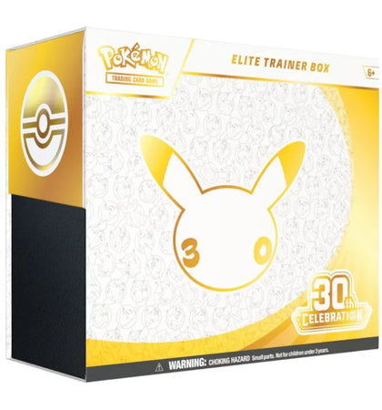 2026 Pokémon Mega Evolution 30th Celebration Elite Trainer Box - authentic Pokemon sneakers
