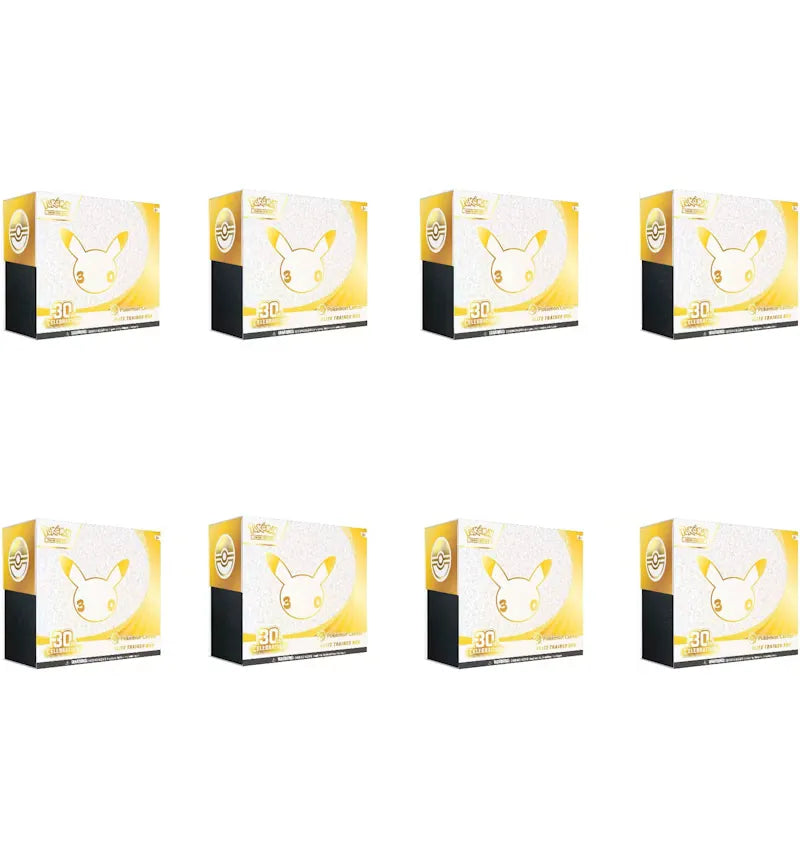2026 Pokémon Mega Evolution 30th Celebration Pokemon Center Elite Trainer Box 8x Lot - vue 360