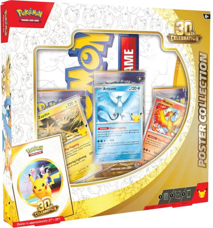 2026 Pokémon Mega Evolution 30th Celebration Poster Collection - authentic Pokemon product