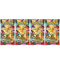 2026 Pokémon Mega Evolution Ascended Heroes Booster Pack 4x Lot