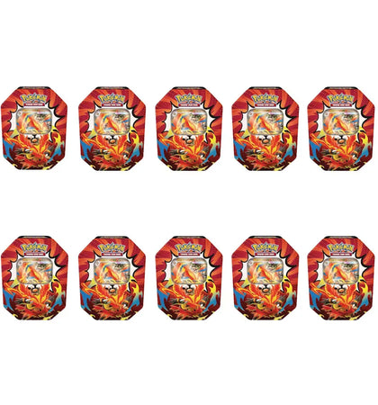 2026 Pokémon Mega Evolution Ascended Heroes Mega Emboar ex Tin 10x Lot - authentic Pokemon product
