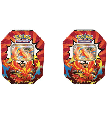2026 Pokémon Mega Evolution Ascended Heroes Mega Emboar ex Tin 2x Lot - authentic Pokemon product