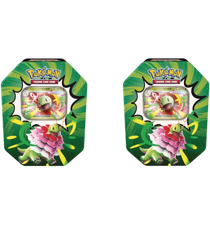2026 Pokémon Mega Evolution Ascended Heroes Mega Meganium ex Tin 2x Lot - authentic Pokemon product