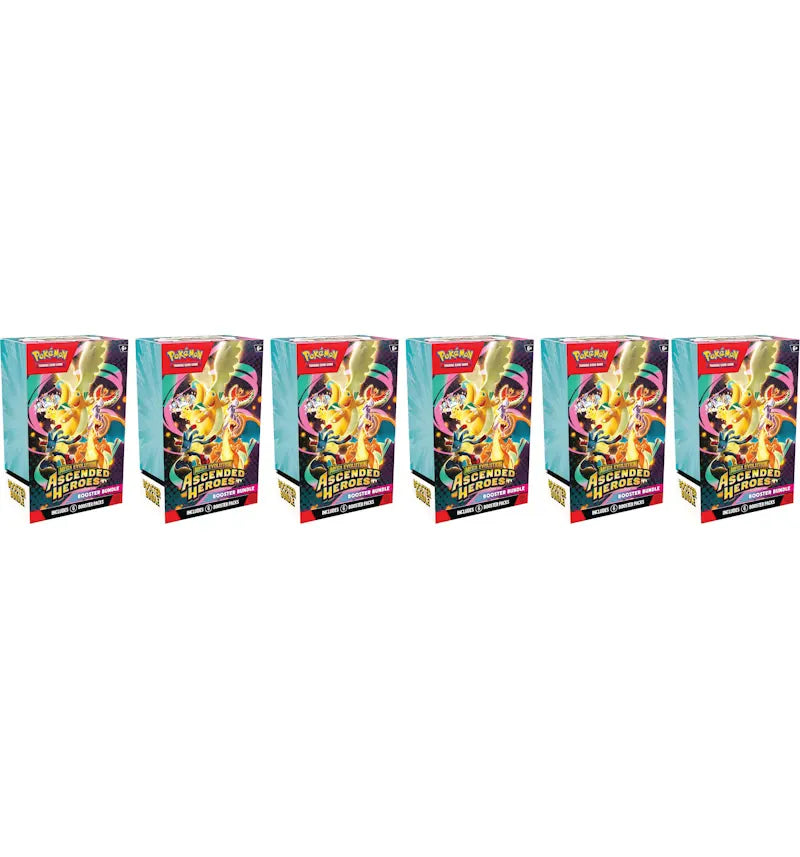 2026 Pokémon Mega Evolution Ascended Heroes Booster Bundle 6x Lot - vue 360