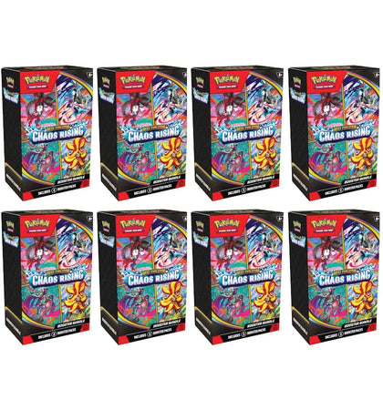 2026 Pokémon Mega Evolution Chaos Rising Booster Bundle 8x Lot - authentic Pokemon product