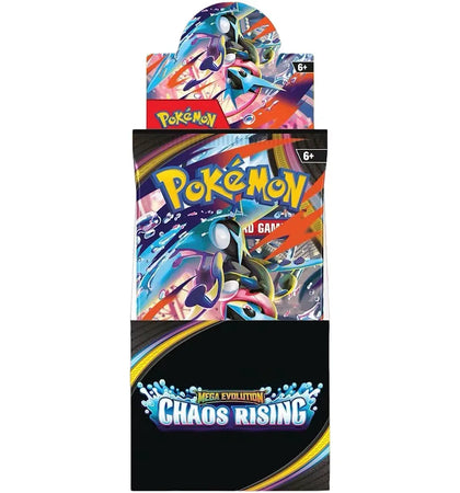 2026 Pokémon Mega Evolution Chaos Rising Half Booster Box - authentic Pokemon product