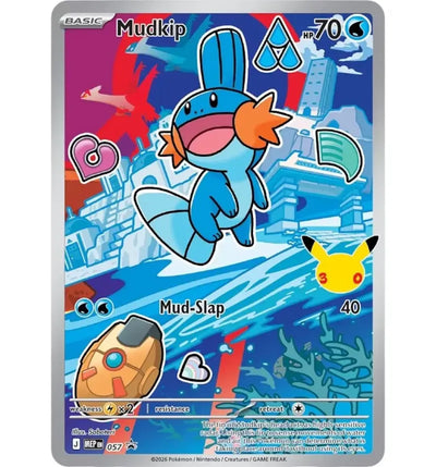 2026 Pokémon Mega Evolution First Partner Illustration Collection Series 3 Mudkip Ungraded