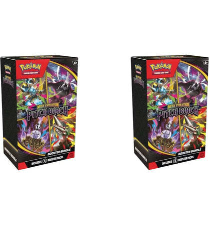 2026 Pokémon Mega Evolution Pitch Black Booster Bundle 2x Lot - authentic Pokemon product