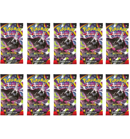 2026 Pokémon Mega Evolution Pitch Black Booster Pack (Random Pack Art) 10x Lot - authentic Pokemon product