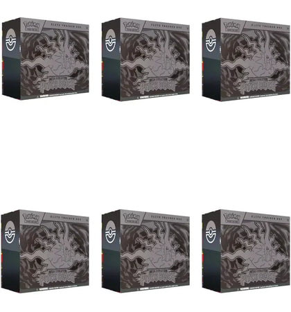 2026 Pokémon Mega Evolution Pitch Black Elite Trainer Box 6x Lot - authentic Pokemon sneakers