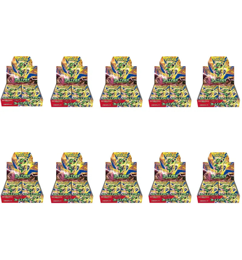 2026 Pokémon Mega Evolution Storm Emeralda Expansion Pack Booster Box (Japanese) 10x Lot - vue 360