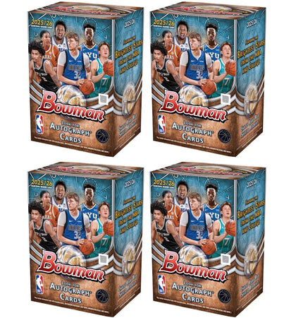 2025/26 Bowman Basketball Value Box 4x Lot - authentic Bowman product