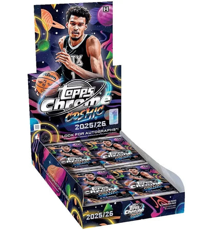2025/26 Topps Chrome Cosmic Basketball Hobby Box - authentic Topps product