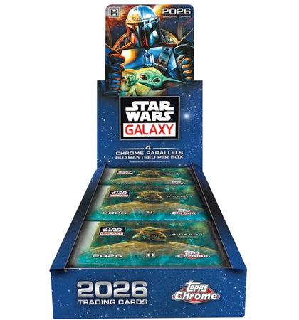 2026 Topps Chrome Galaxy Hobby Box - authentic Topps product