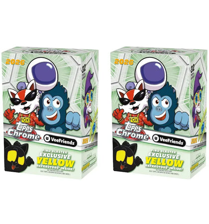 2026 Topps Chrome VeeFriends Value Box 2x Lot - authentic Topps product