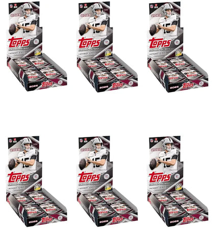 2026 Topps Flagship Football Hobby Box 6x Lot - authentic Topps product
