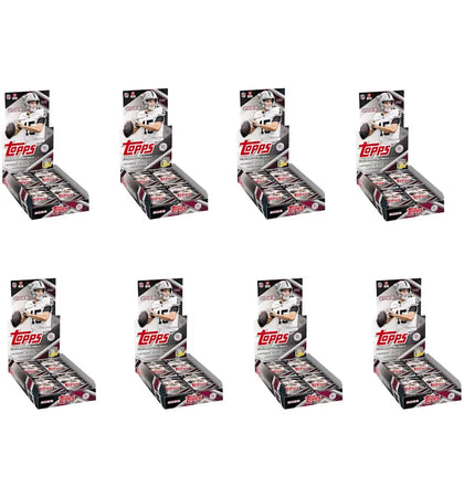 2026 Topps Flagship Football Hobby Box 8x Lot - authentic Topps product