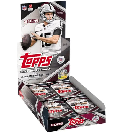 2026 Topps Flagship Football Hobby Box - authentic Topps product