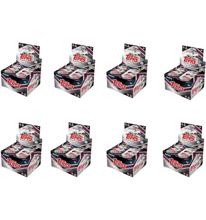 2026 Topps Flagship Football Jumbo Box 8x Lot - authentic Topps product