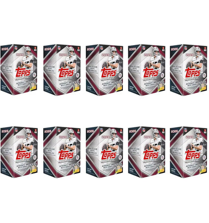 2026 Topps Flagship Football Value Box 10x Lot - authentic Topps product