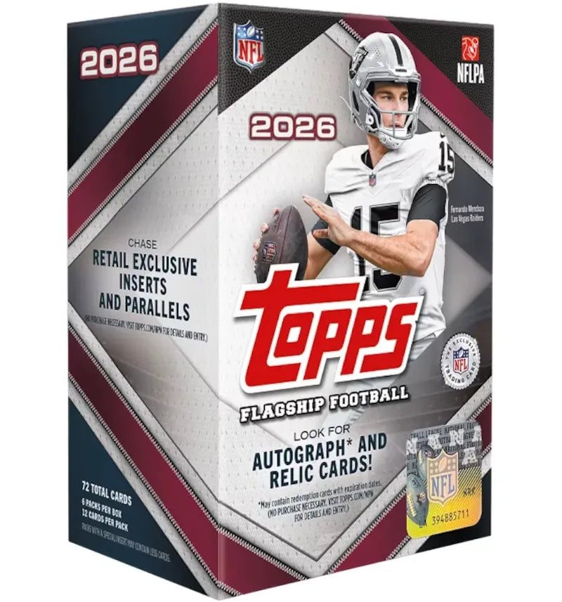 2026 Topps Flagship Football Value Box - vue 360