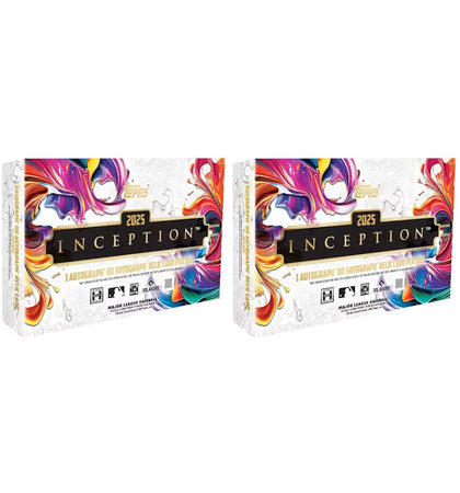 2025 Topps Inception Baseball Hobby Box 2x Lot - authentic Topps product