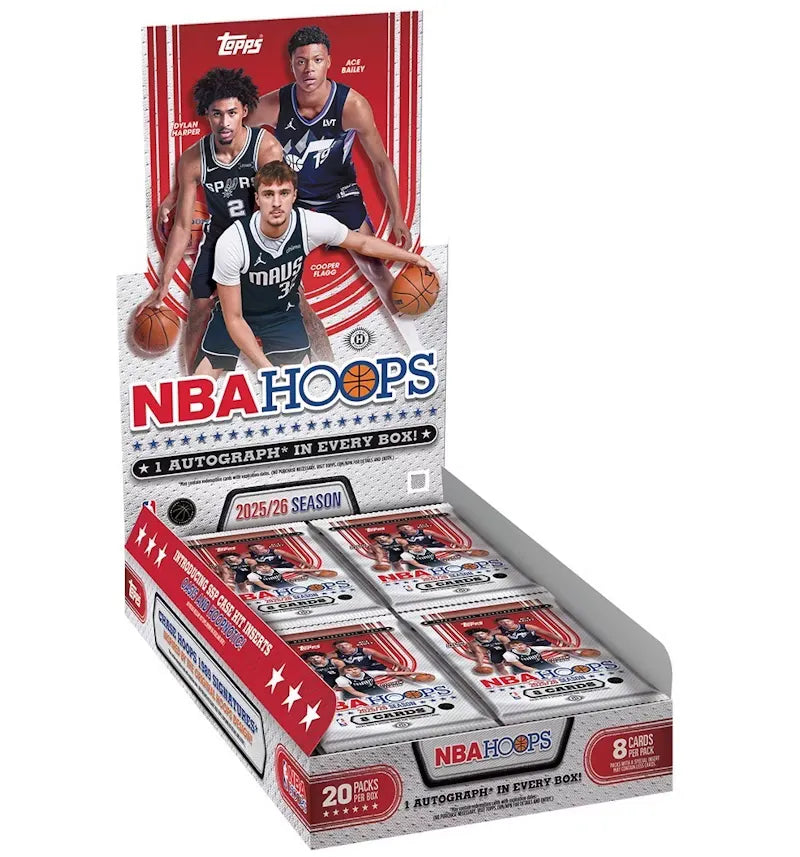2026 Topps NBA Hoops Basketball Hobby Box - vue 360