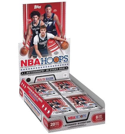 2026 Topps NBA Hoops Basketball Hobby Box - authentic Topps product