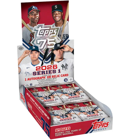 2026 Topps Series 1 Baseball Hobby Box - authentic Topps product