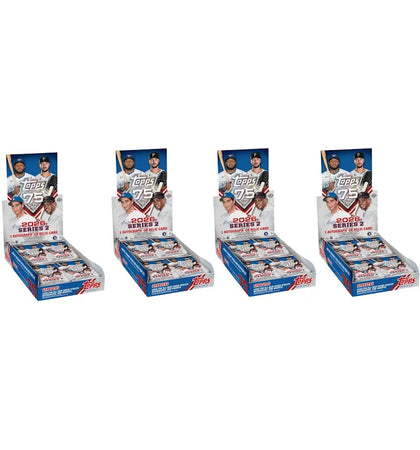 2026 Topps Series 2 Baseball Hobby Box 4x Lot - authentic Topps product