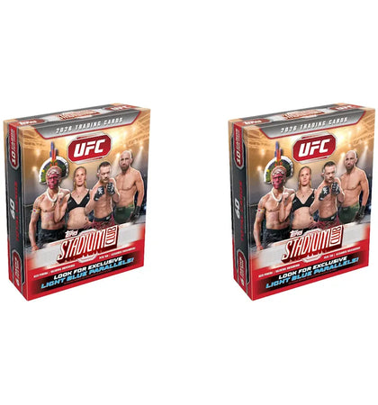 2026 Topps Stadium Club UFC Mega Box 2x Lot - authentic Topps product
