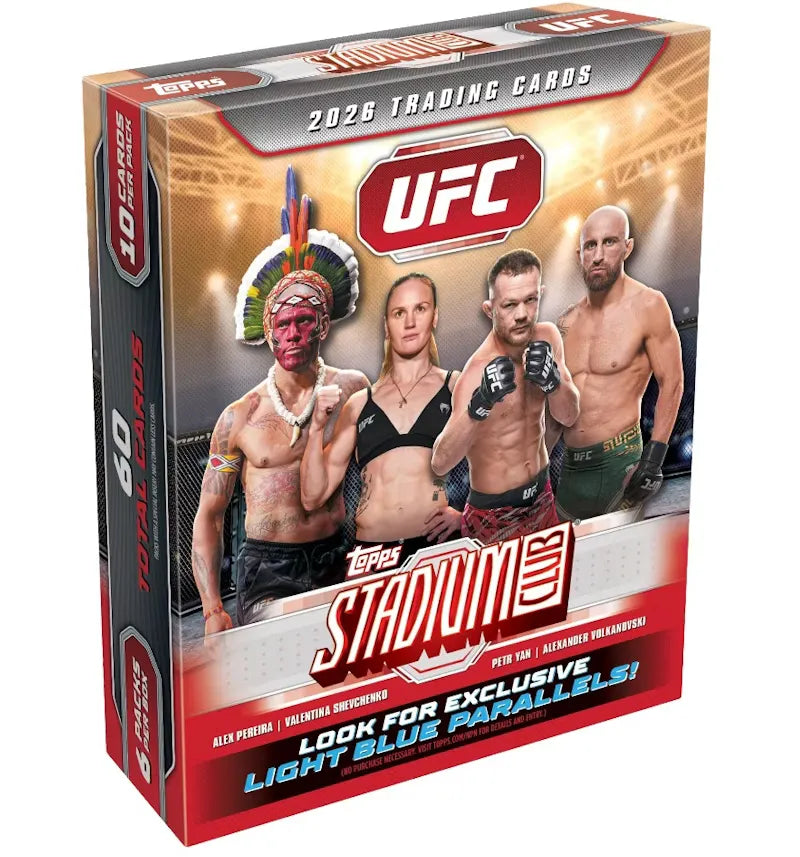 2026 Topps Stadium Club UFC Mega Box 4x Lot - vue 360
