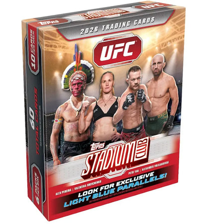 2026 Topps Stadium Club UFC Mega Box 4x Lot - authentic Topps product