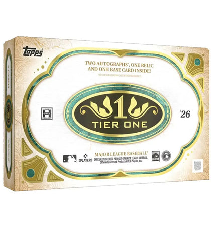 2026 Topps Tier One Baseball Hobby Box - authentic Topps product