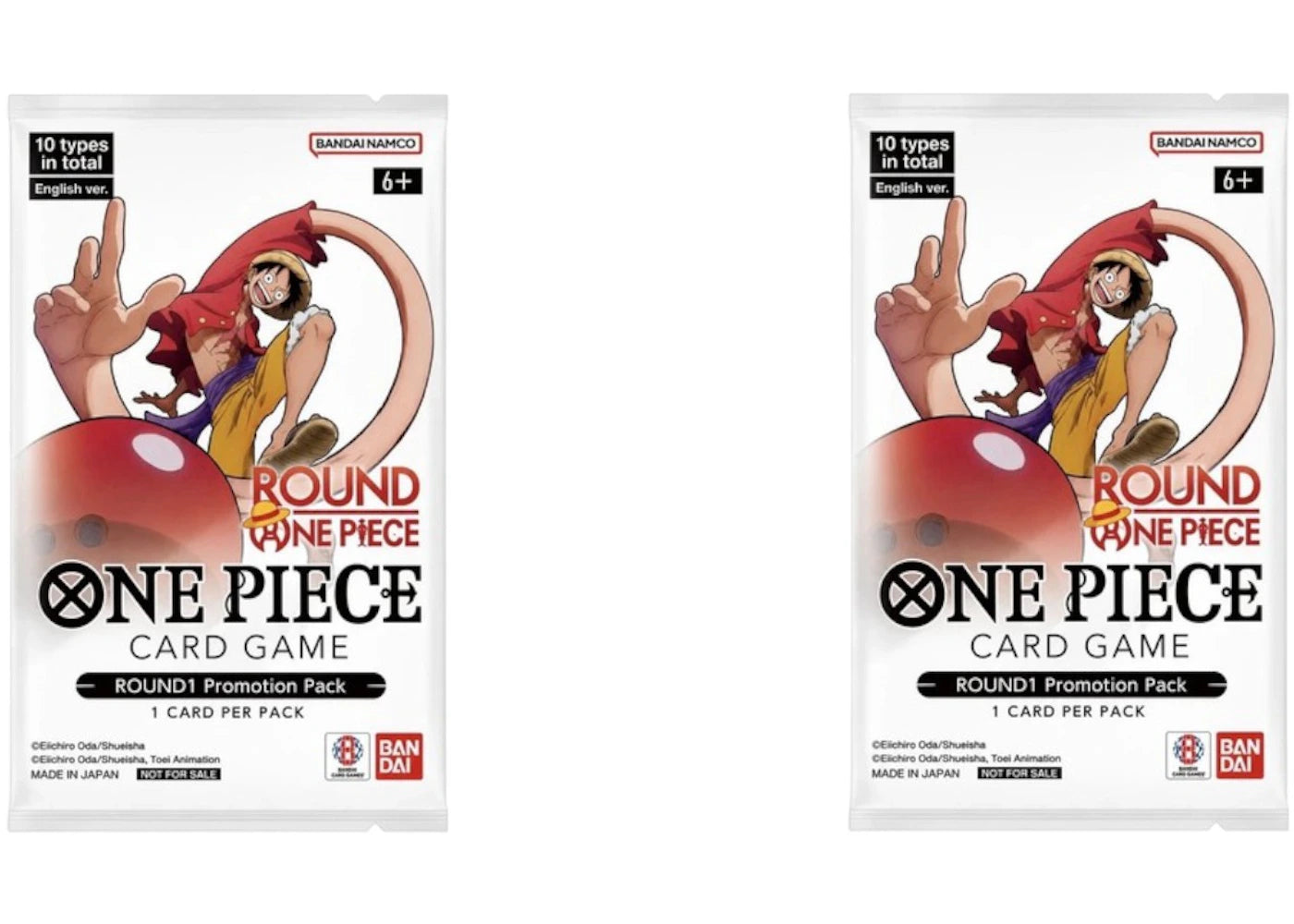 2026 One Piece x Round 1 Promotional Pack 2x Lot - vue 360