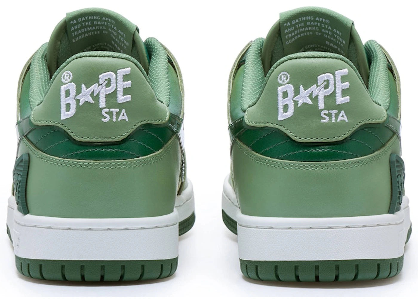 A Bathing Ape Bape SK8 Sta Green Gradation - vue secondaire B
